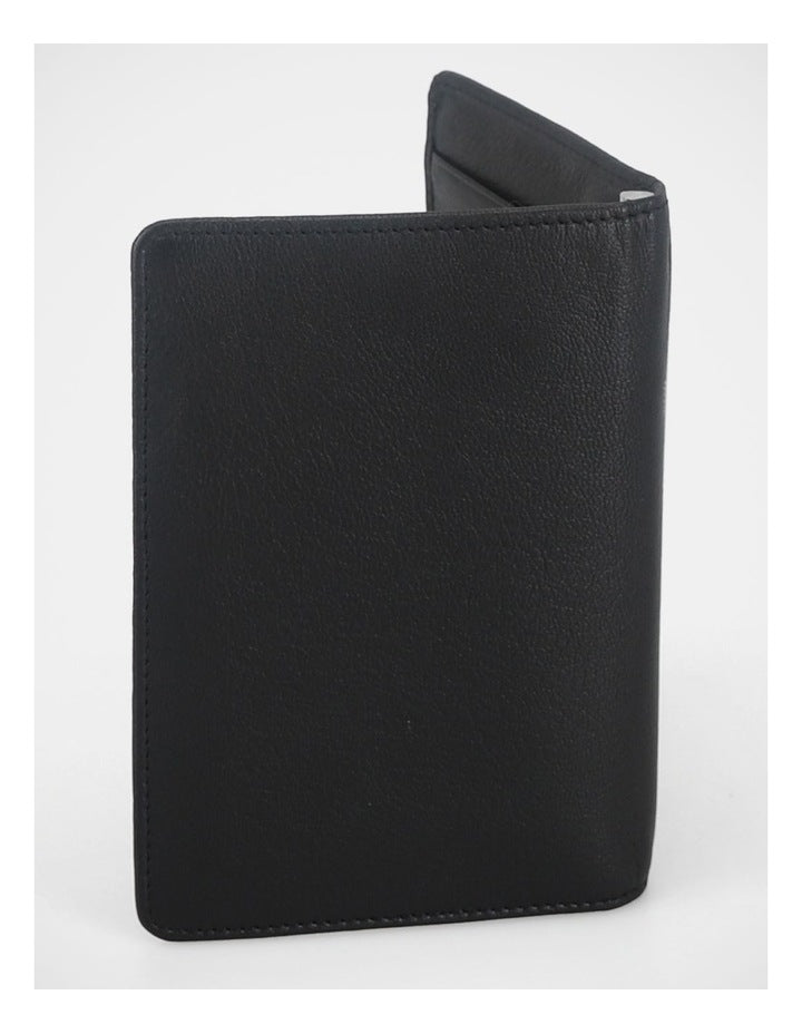 RFID Passport Wallet and Slim Pen in Black