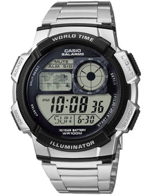 Ae1000Wd-1A Watch in Silver