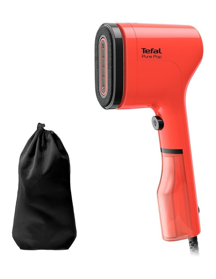 Pure Pop Handheld Garment Steamer in Red DT2028