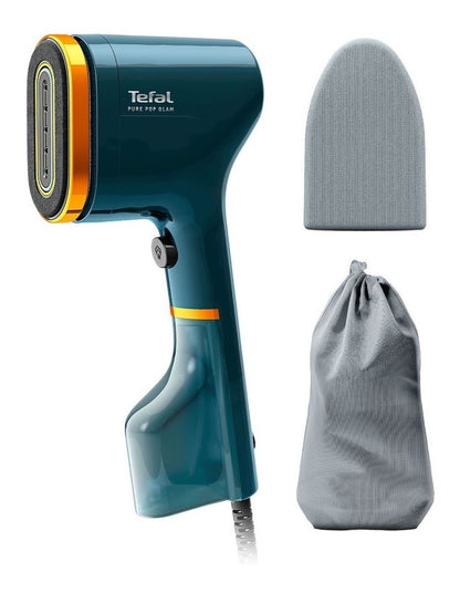 Pure Pop Handheld Garment Steamer in Teal/Gold DT2050