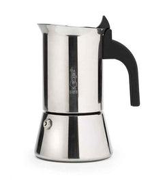 Venus Stainless Steel Induction 4 Cup Coffee Pot in Silver