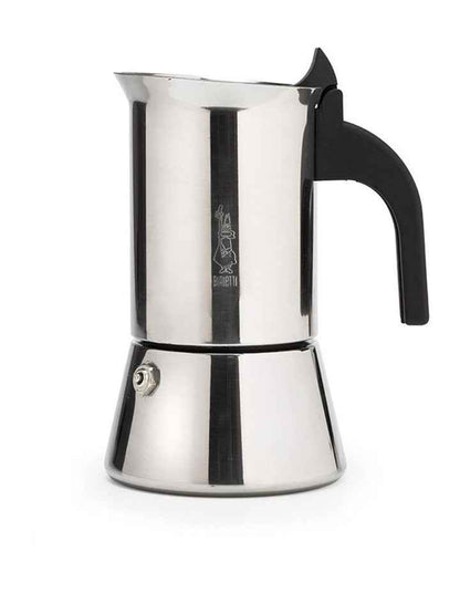 Venus Stainless Steel Induction 4 Cup Coffee Pot in Silver