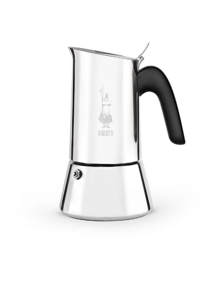 Venus Stainless Steel Induction 4 Cup Coffee Pot in Silver