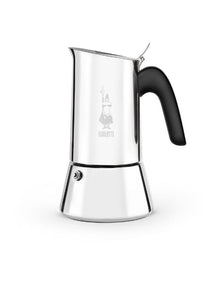 Venus Stainless Steel Induction 4 Cup Coffee Pot in Silver