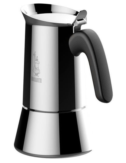 Venus Stainless Steel Induction 6 Cup Coffee Pot in Silver