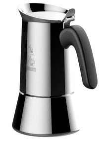 Venus Stainless Steel Induction 6 Cup Coffee Pot in Silver