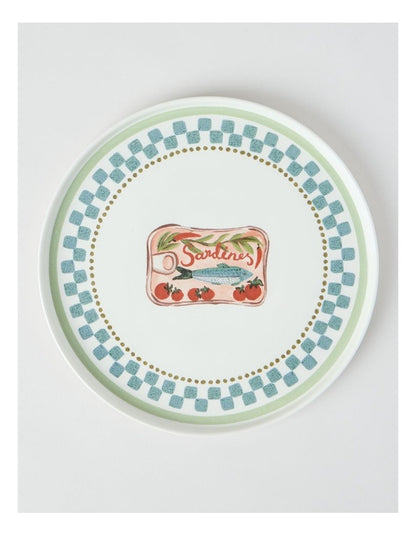 Foodie Sardines Dinner Plate