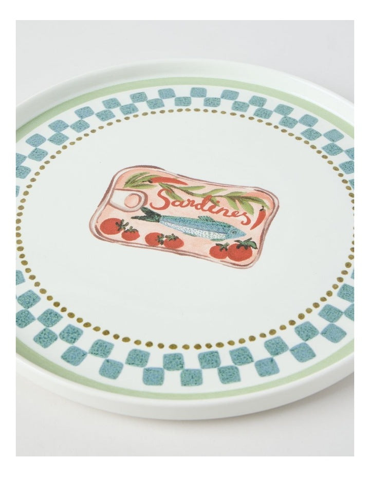 Foodie Sardines Dinner Plate