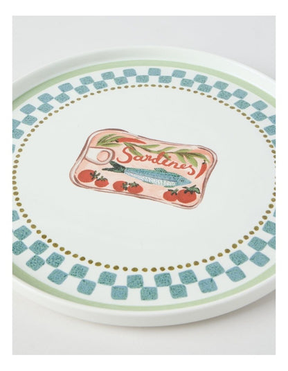 Foodie Sardines Dinner Plate