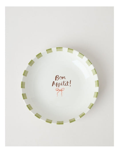 Foodie Pasta Bowl in Bon Appetit Print