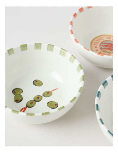 Foodie Tapas Bowl Set of 3