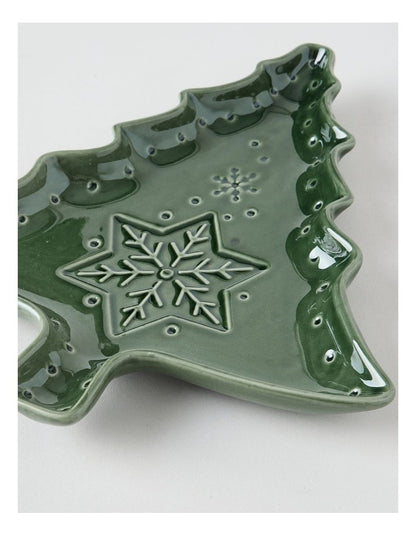 Heirloom Woodland Tree Plate 23cm in Green