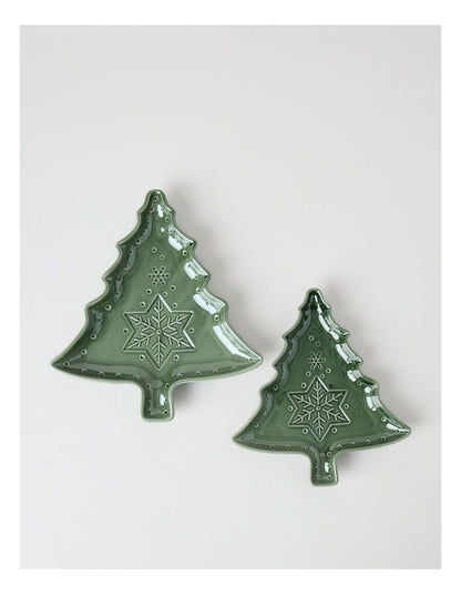 Heirloom Woodland Tree Plate 23cm in Green