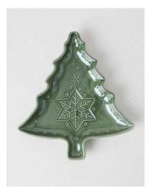 Heirloom Woodland Tree Plate 28cm in Green