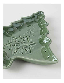 Heirloom Woodland Tree Plate 28cm in Green