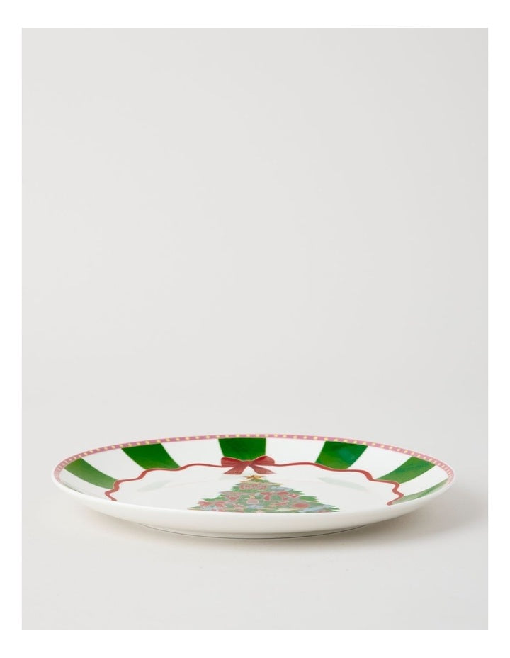 Festive Treats Side Plate in Christmas Tree