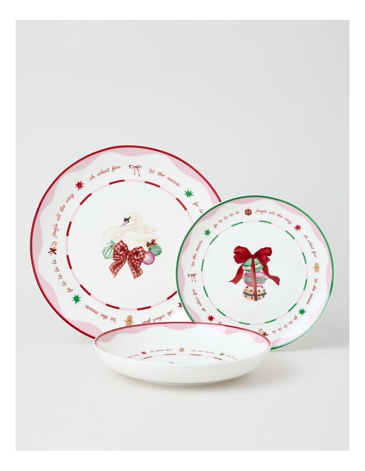Christmas Mingle 12pc Dinner Set