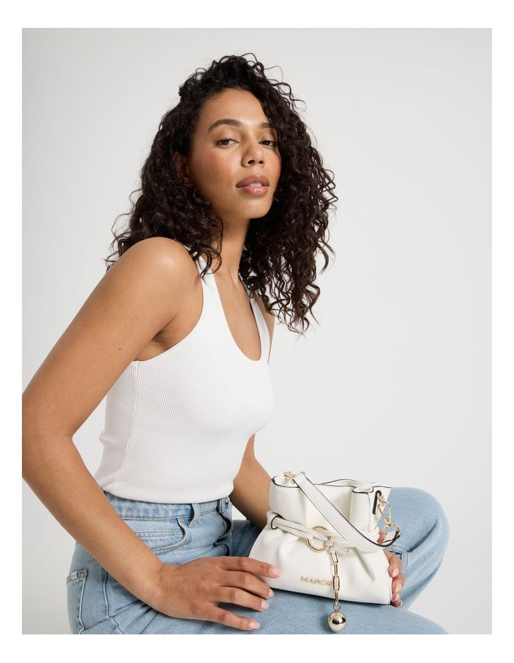 Montenegro Crossbody Bag in White
