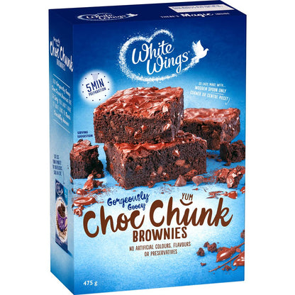 White Wings Brownie Mix Chocolate Chunk 475g