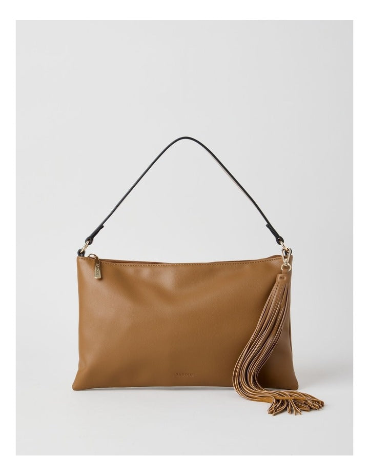 Chloe Shoulder Bag in Tan