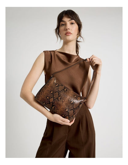Sofia Shoulder Bag in Brown
