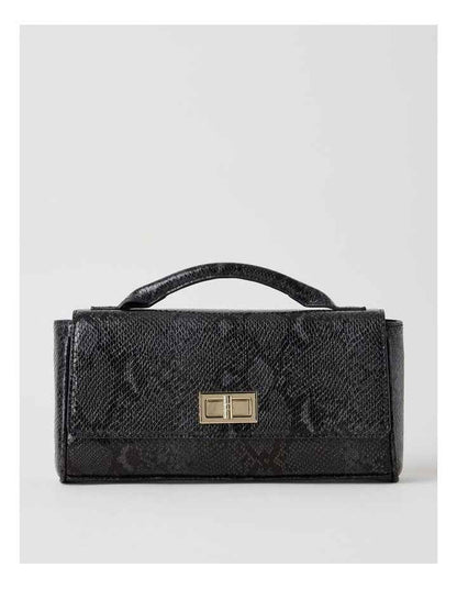 Ava Satchel Bag in Black