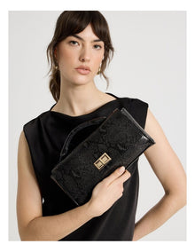 Ava Satchel Bag in Black
