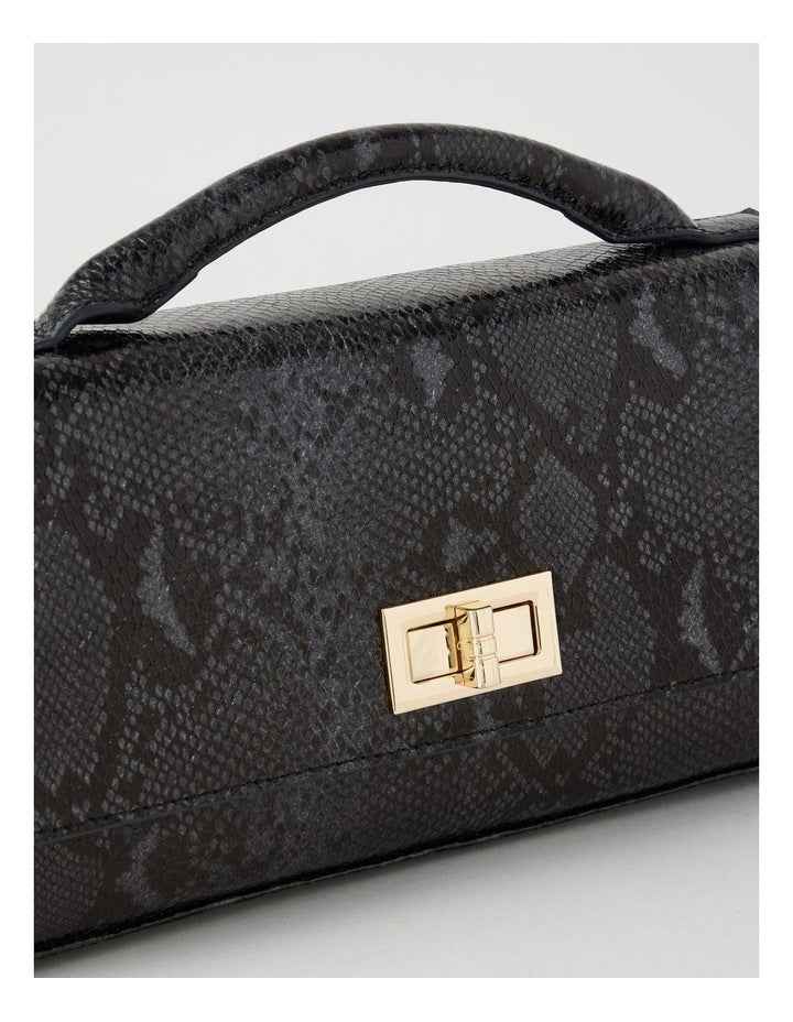 Ava Satchel Bag in Black