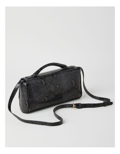 Ava Satchel Bag in Black