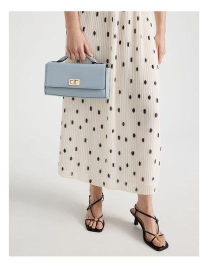 Ava Satchel Bag in Blue