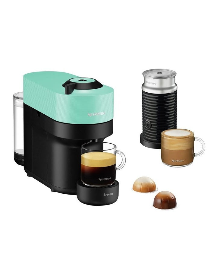 Vertuo Pop Capsule Coffee Machine Bundle BNV150MIN4IAN3 in Mint