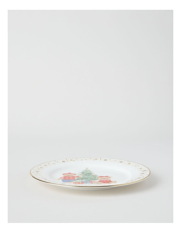 2026 Charity Bear Dessert Plate in Multi: 20.5cm