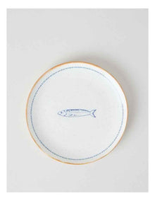 Pisces Side Plate in White