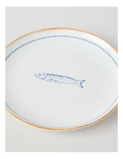Pisces Side Plate in White