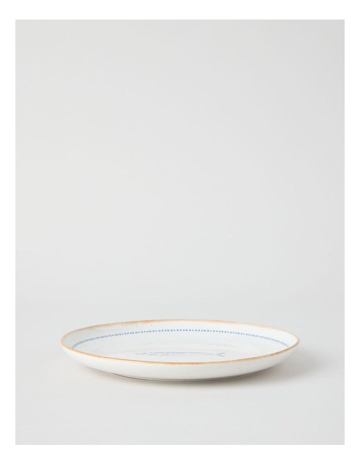Pisces Side Plate in White