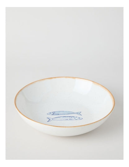 Pisces Serve Bowl in White