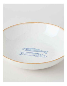 Pisces Serve Bowl in White