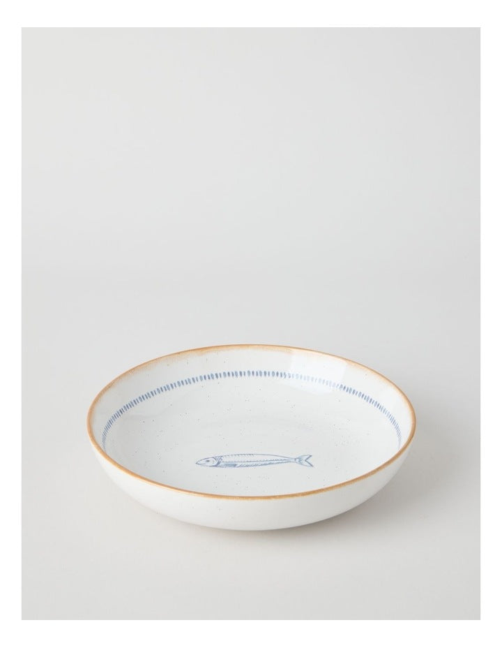 Pisces Pasta Bowl in White