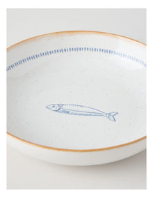 Pisces Pasta Bowl in White