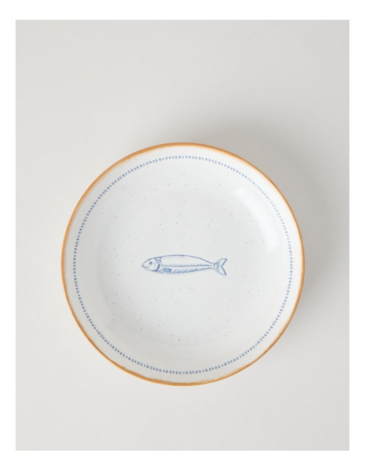 Pisces Pasta Bowl in White