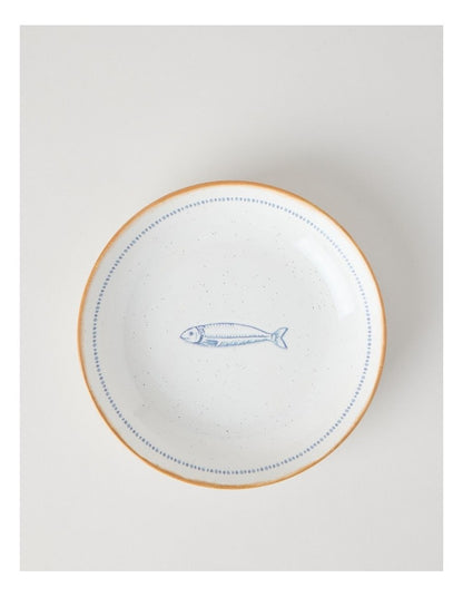 Pisces Pasta Bowl in White