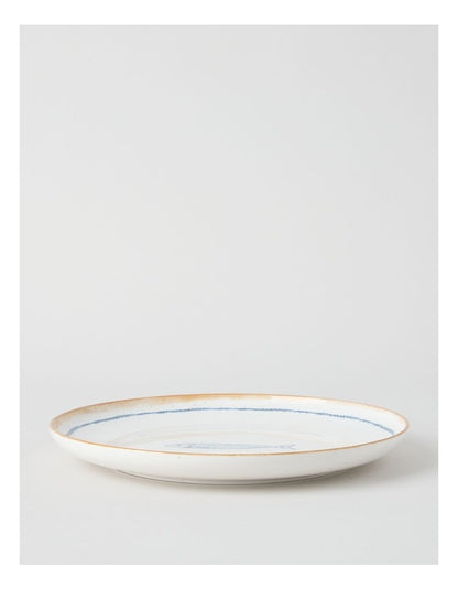 Pisces Dinner Plate in White