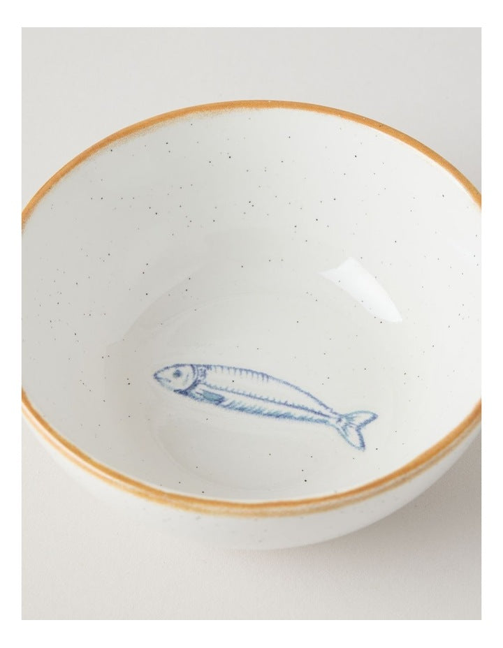 Pisces Tapas Bowls Set of 4 in White