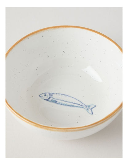 Pisces Tapas Bowls Set of 4 in White