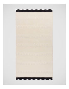Wave Beach Towel in Cream