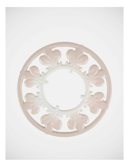 Fleur de Lis Trivet 20cm in Cream
