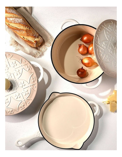 Fleur de Lis Trivet 20cm in Cream
