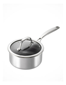 Etched Tri-Ply Saucepan with Lid 16cm