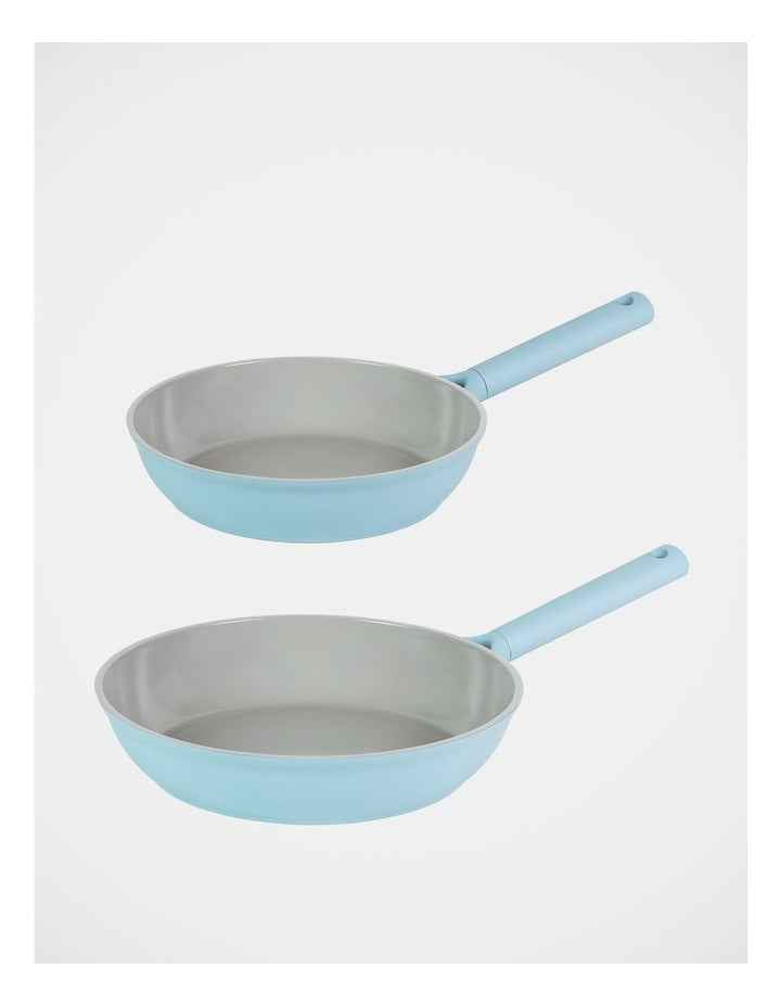 Ceramic 2pce Frypan Pack 24cm & 28cm - Blue
