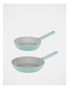 Ceramic 2pce Frypan Pack 24cm & 28cm - Mint
